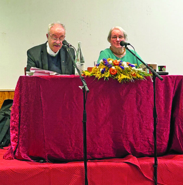 Amill Gorgis and Tessa Hofmann (Stavroula Panagiotidou photo)