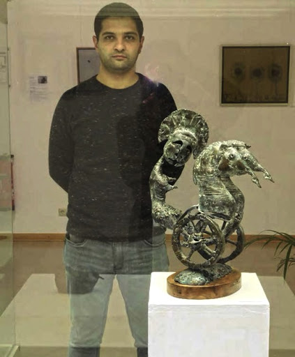 Arman Hambardzumyan with 'Hector'