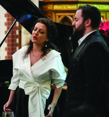 Hovhannes Karapetyan and Lusine Arakelyan (duet)  (Armen Stepanian photo)